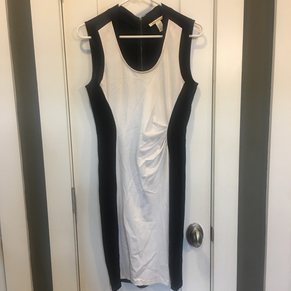 Kenneth Cole color block sheath dress